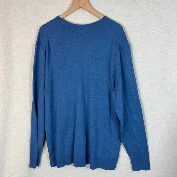 Old Navy Mens Vneck Sweater Size XXL Preppy Vneck Church Dressy Office Career - Picture 3 of 8